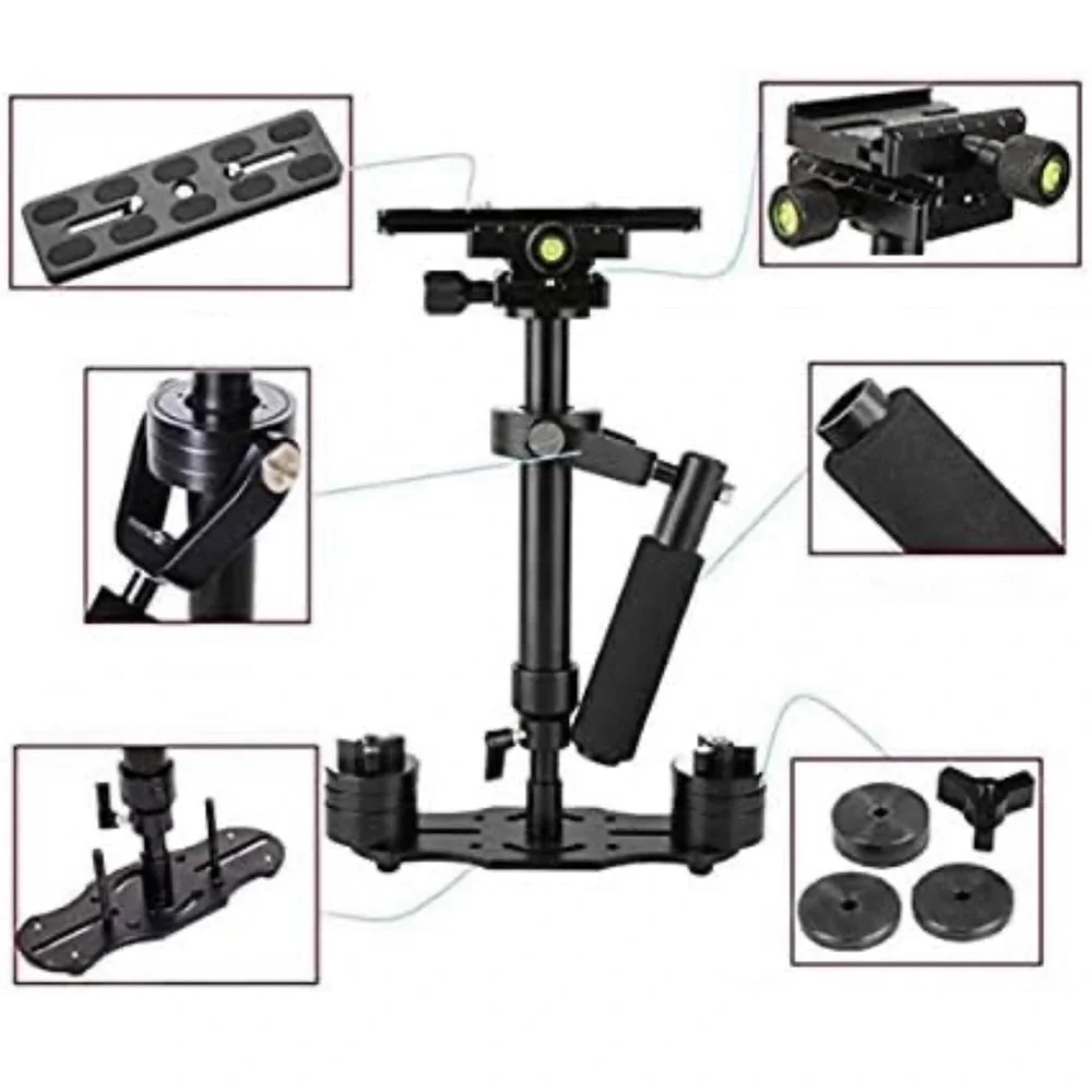 Handheld Steadycam Camera Stabilizer for DSLR Steadicam Canon Nikon GoPro New